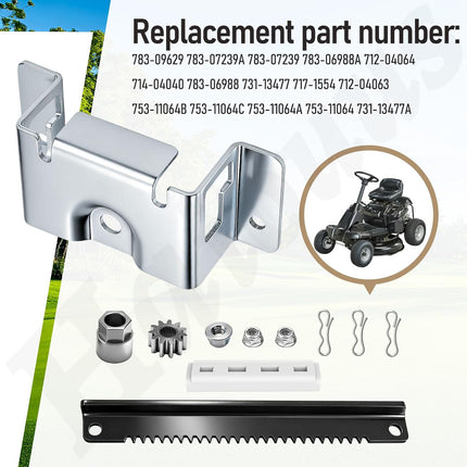 753-11064B CR12 Steering Service Kit for MTD, CUB Cadet CC30H CC30E CC30 H-Ydro M-Ini Riders, for Craftsman R1000 Lawn Tractor Lawn Mower, Replace 783-09629 783-07239 783-06988 753-11064B 783-07239A
