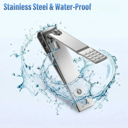 60 Pcs Stainless Steel Nail Clippers Toenail Clippers Bulk for Men Women Seniors, Toe Nail Clipper Pack Fingernail Clipper Bulk for Home, Travel, Homeless, Bulk Use (Medium Size, Silver)