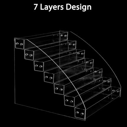 7 Layers Acrylic Paint Organizer Paint Holder Perfect for Craft Hobby Paint Storage, Acrylic Paint Storage, Craft Paint Storage, Paint Rack for 2 Oz Bottles, Hobby Paint Storage
