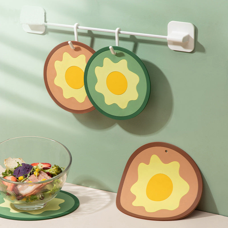 Creative Anti-Scalding Insulation Pad Household Restaurant Tableware Plate Pot Bowl Cute Mat Dining Table Mat Anti-Scalding Tea Coaster Bowl Mat