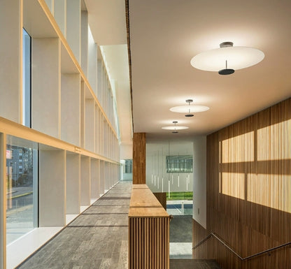 Simple LED ceiling light for bedroom ambiance and balcony use