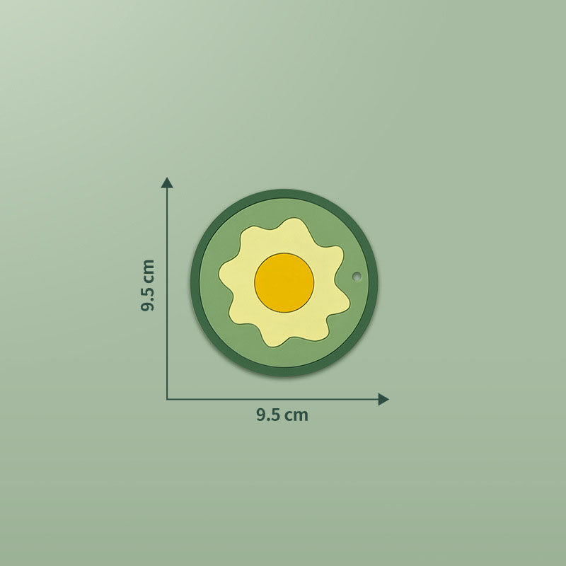 Creative Anti-Scalding Insulation Pad Household Restaurant Tableware Plate Pot Bowl Cute Mat Dining Table Mat Anti-Scalding Tea Coaster Bowl Mat