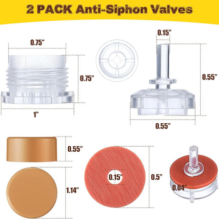 2 Pack Vacuum Breaker Float Kit, Vacuum Breaker, anti Siphon Valve Repair Kit, Vacuum Breaker Repair Kit Compatible with Woodford RK-17VB Model 17 Wall Faucets for anti Siphon Valves