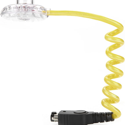 Game Boy External Lights Illumination LED Lamps for GBC GBP Gameboy Color and for Gameboy Pocket Console, White Light (Yellow)