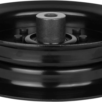 Flat Idler Pulley Compatible with Craftsman Husq a Riens Sears Pou LAN Riding Lawn Mower Tractor with 42" 46" 48" 54” Deck, Replace 197379, 196106