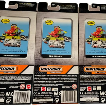 Matchbox Set of 15 Toy Cars and Trucks with 3 Themed 5-Packs of 1:64 Scale Die-Cast Vehicles (Styles Will Vary) Bundle