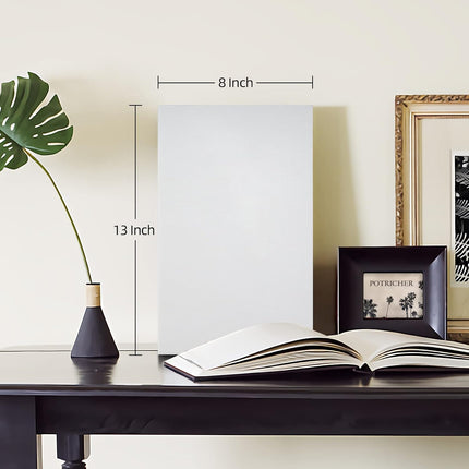 Photo Album for 4X6 300 Horizontal Pockets Linen Cover Small Capacity Picture Book for Family Wedding Baby and Anniversary (White)