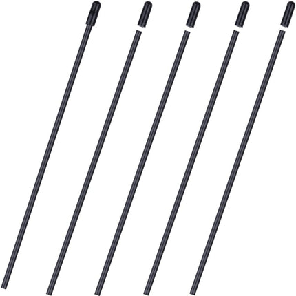 5PCS  Plastic Antenna Tube with Cap Black for RC Remote Control Vehicles FPV Drone Quadcopter Multicopters Boats 2.4G Receiver