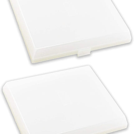 2-Pack AP5609551 8’’ X 7’’ Light Cover Compatible with Nutone, Broan, Kenmore (S97011813) Bathroom Vent Fan Light– Made from Heavy Duty Plastic(Upgraded Version)