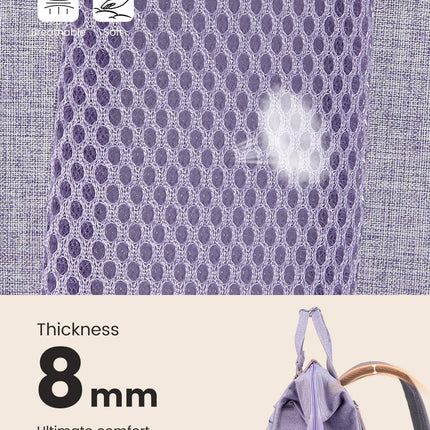 Laptop Backpack Purse for Women, Cute College School Backpack Bookbag for Teenager Girls, Teacher Nurse Bags Work Travel Backpack, Business Computer Laptop Bag Daypack, 15.6 Inch, Purple