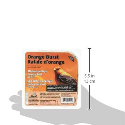 DD-14 Orange Burst Suet Cake, 11.25 Oz., Case of 12
