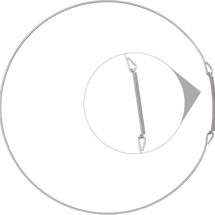 134527100 Washer Door Boot Spring Clamp, Compatible with Frigidaire & Electrolux Washers, Washing Machine Door Boot Seal Retaining Ring, Replacement for Frigidaire AP3844563, PS1146211