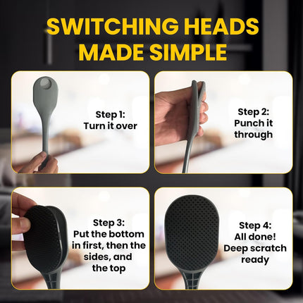 The Ultimate Back Scratcher, Scalp Massager, Back Massager & Exfoliator Large Scratch Surface, Gifts for Men Women, Itch & Sunburn Reliever - an All Body Scratcher Gives a Deep Soothing Scratch