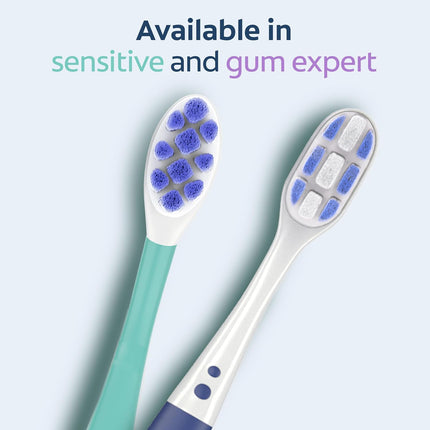 Gum Expert Ultra Soft Toothbrush Pack, Extra Soft Toothbrush for Sensitive Gums, Bleeding and Irritation, 2 Pack