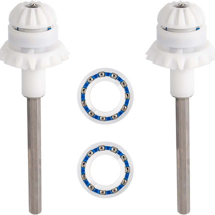 2 Packs Pool Cleaner Parts for MX8 MX8EL MX6 MX6EL Elite, Pool Cleaner Drive Shaft Tune-Up Accessories Assembly Pool Cleaner Replacement Parts for Zodiac, with Pool Engine Wheel Bearing