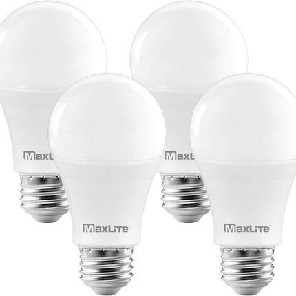 A19 LED Bulb, Enclosed Fixture Rated, 100W Equivalent, 1600 Lumens, Dimmable, E26 Medium Base, 2700K Soft White, 4-Pack