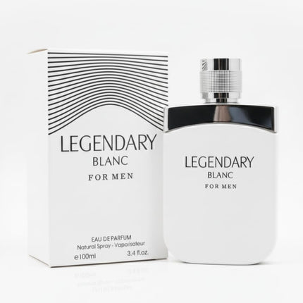 LEGENDARY BLANC Cologne for Men Eau De Parfum Woody Aromatic Fragrance 3.4Oz/100Ml, Natural Spray, Long Lasting