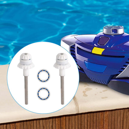 2 Packs Pool Cleaner Parts for MX8 MX8EL MX6 MX6EL Elite, Pool Cleaner Drive Shaft Tune-Up Accessories Assembly Pool Cleaner Replacement Parts for Zodiac, with Pool Engine Wheel Bearing