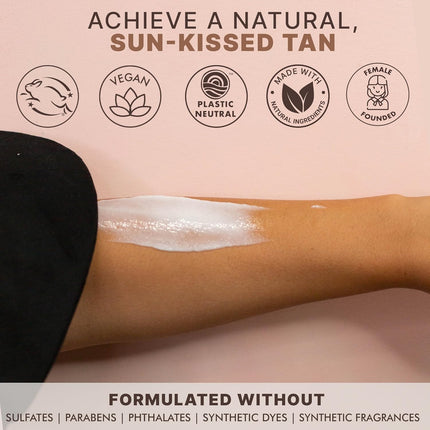 Self Tanner USA Made with Natural & Organic Ingredients, Moisturizing Self