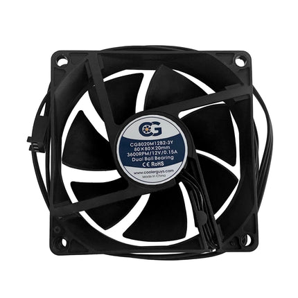 80X80X20Mm 12 VDC 3Pin Medium Speed Fan CG8020M12B2-3Y