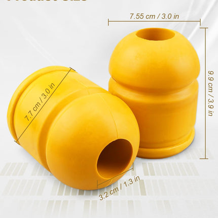 Rear Bump Stops Fit for Dodge RAM 1500 2009-2020, Pair Suspension Jounce Control Arm Bumpers, Replace 52855788AB