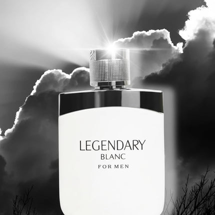 LEGENDARY BLANC Cologne for Men Eau De Parfum Woody Aromatic Fragrance 3.4Oz/100Ml, Natural Spray, Long Lasting